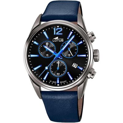 Lotus Armbanduhr, 18683/6, Blau, Schwarz, Grau, (Analoguhr, 42 mm) Lotus Armbanduhr, 18683/6, Blau, Schwarz, Grau, (Analoguhr, 42 mm)