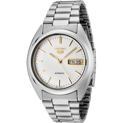 Seiko Armbanduhr, 5 - SNXG47K1, Silber, Weiss, (Analoguhr, 37 mm) Seiko Armbanduhr, 5 - SNXG47K1, Silber, Weiss, (Analoguhr, 37 mm)