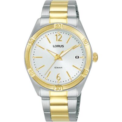Lorus, Armbanduhr, Womens Analogue Quartz Watch with Stainless Steel Bracelet RH980QX9 Multicolor Multicolour strappy, Gold, Silber, Mehrfarbig, (Analoguhr, 34 mm) Lorus, Armbanduhr, Womens Analogue Quartz Watch with Stainless Steel Bracelet RH980QX9 Multicolor Multicolour strappy, Gold, Silber, Mehrfarbig, (Analoguhr, 34 mm)