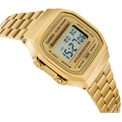Casio Vintage, Armbanduhr, A168wg-9ef, Gold, (Digitaluhr, 36.30 mm) Casio Vintage, Armbanduhr, A168wg-9ef, Gold, (Digitaluhr, 36.30 mm)