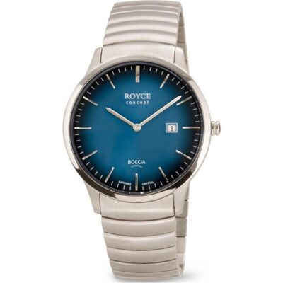 Boccia, Armbanduhr, 3645-03 Royce Herrenuhr Titanium 40mm 3ATM, Silber, (Analoguhr, 40 mm) Boccia, Armbanduhr, 3645-03 Royce Herrenuhr Titanium 40mm 3ATM, Silber, (Analoguhr, 40 mm)