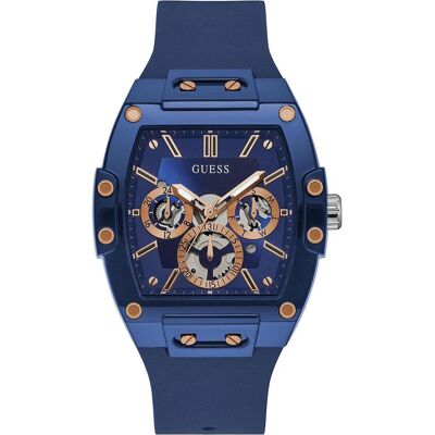 Guess Armbanduhr, GW0203G7 Phoenix Herren 45mm 5ATM, Blau, (Analoguhr, 45 mm) Guess Armbanduhr, GW0203G7 Phoenix Herren 45mm 5ATM, Blau, (Analoguhr, 45 mm)
