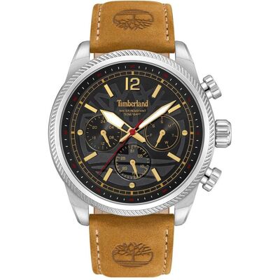Timberland Armbanduhr, Henniker II, Braun, Silber, Schwarz, Beige, (Analoguhr, 46 mm) Timberland Armbanduhr, Henniker II, Braun, Silber, Schwarz, Beige, (Analoguhr, 46 mm)