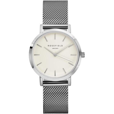 Rosefield, Armbanduhr, The Tribeca, Silber, (Analoguhr, 33 mm) Rosefield, Armbanduhr, The Tribeca, Silber, (Analoguhr, 33 mm)