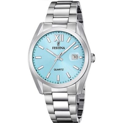 Festina, Armbanduhr, F20707/2, Blau, Silber, (Analoguhr, 40 mm) Festina, Armbanduhr, F20707/2, Blau, Silber, (Analoguhr, 40 mm)