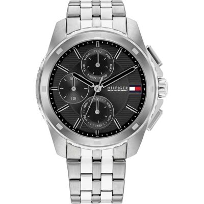 Tommy Hilfiger Armbanduhr, Walker 1710620, Silber, (Chronograph, 45 mm) Tommy Hilfiger Armbanduhr, Walker 1710620, Silber, (Chronograph, 45 mm)