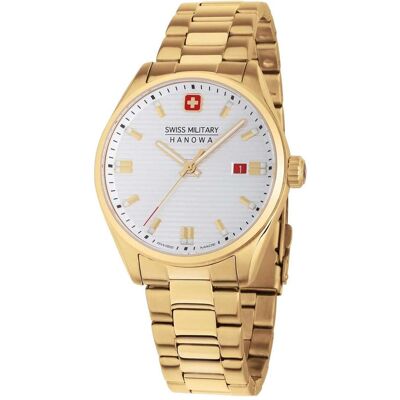 Swiss Military Hanowa, Armbanduhr, Roadrunner, Gold, (Analoguhr, 40 mm) Swiss Military Hanowa, Armbanduhr, Roadrunner, Gold, (Analoguhr, 40 mm)