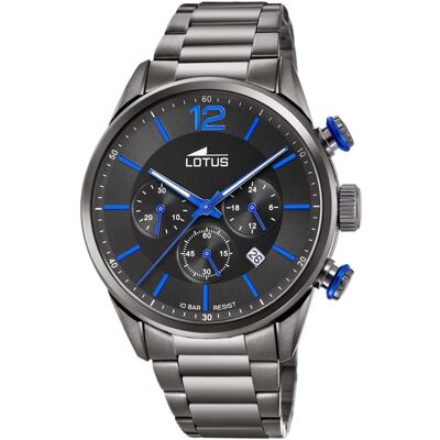 Lotus Armbanduhr, 18686/3 Chronograph, Grau, Silber, Schwarz, (Chronograph, 43 mm) Lotus Armbanduhr, 18686/3 Chronograph, Grau, Silber, Schwarz, (Chronograph, 43 mm)