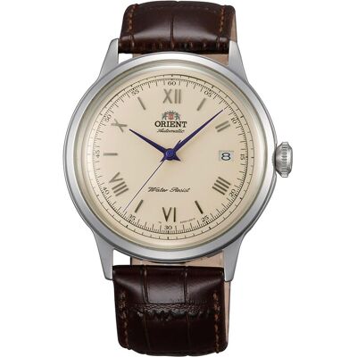 Orient, Armbanduhr, Classic Bambino V2 - AC00009N, Grau, Braun, (Analoguhr, 40 mm) Orient, Armbanduhr, Classic Bambino V2 - AC00009N, Grau, Braun, (Analoguhr, 40 mm)
