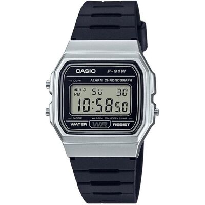 Casio Armbanduhr, Collection Men, Silber, Schwarz, (Chronograph, Digitaluhr, 35 mm) Casio Armbanduhr, Collection Men, Silber, Schwarz, (Chronograph, Digitaluhr, 35 mm)