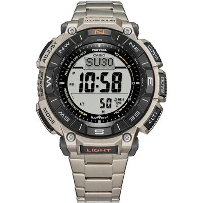 Casio Armbanduhr, Pro Trek, Grau, (Chronograph, 54.70 mm) Casio Armbanduhr, Pro Trek, Grau, (Chronograph, 54.70 mm)