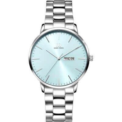 Danish Design, Armbanduhr, Dänisches Design Tidlã¸s Akilia Day/Datum Husky Blue Link IQ99Q1267, Blau, (Analoguhr, 41 mm) Danish Design, Armbanduhr, Dänisches Design Tidlã¸s Akilia Day/Datum Husky Blue Link IQ99Q1267, Blau, (Analoguhr, 41 mm)
