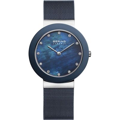 Bering, Armbanduhr, Ceramic, Blau, (Analoguhr, 35 mm) Bering, Armbanduhr, Ceramic, Blau, (Analoguhr, 35 mm)