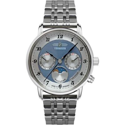 Zeppelin, Armbanduhr, Friedrichshafen 8537M3 Uhr 36mm, Blau, Silber, (Analoguhr, Swiss Made, 36 mm) Zeppelin, Armbanduhr, Friedrichshafen 8537M3 Uhr 36mm, Blau, Silber, (Analoguhr, Swiss Made, 36 mm)