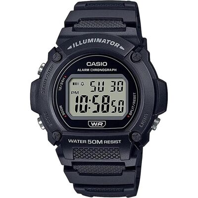 Casio Armbanduhr, Collection - W-219H-1A, Schwarz, (47 mm) Casio Armbanduhr, Collection - W-219H-1A, Schwarz, (47 mm)