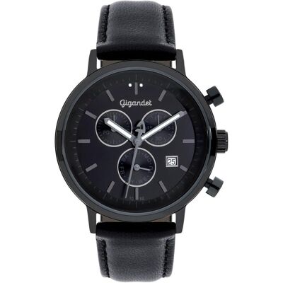 Gigandet, Armbanduhr, Klassische Herrenchronograph mit Datum, Wochentag und 5 ATM Wasserdichtigkeit, Schwarz, (Analoguhr, Chronograph) Gigandet, Armbanduhr, Klassische Herrenchronograph mit Datum, Wochentag und 5 ATM Wasserdichtigkeit, Schwarz, (Analoguhr, Chronograph)
