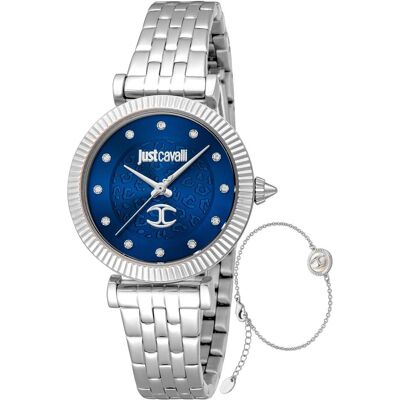 Just Cavalli, Armbanduhr, SET Unleashed - JC1L266M0015, Silber, (Analoguhr, 32 mm) Just Cavalli, Armbanduhr, SET Unleashed - JC1L266M0015, Silber, (Analoguhr, 32 mm)