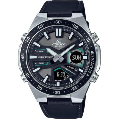 Casio Armbanduhr, Edifice - EFV-C110L-1AVEF, Silber, Schwarz, (Analoguhr, Chronograph, 47 mm) Casio Armbanduhr, Edifice - EFV-C110L-1AVEF, Silber, Schwarz, (Analoguhr, Chronograph, 47 mm)
