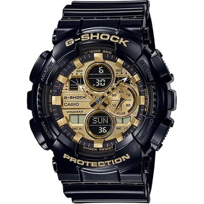 Casio Armbanduhr, GA-140GB-1A1DR, Schwarz, (Analoguhr, Chronograph, Digitaluhr, Sportuhr, 51.20 mm) Casio Armbanduhr, GA-140GB-1A1DR, Schwarz, (Analoguhr, Chronograph, Digitaluhr, Sportuhr, 51.20 mm)