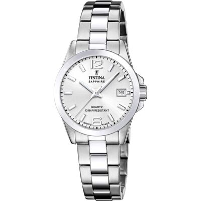Festina, Armbanduhr, F20049/1, Silber, (Swiss Made, 29.50 mm) Festina, Armbanduhr, F20049/1, Silber, (Swiss Made, 29.50 mm)