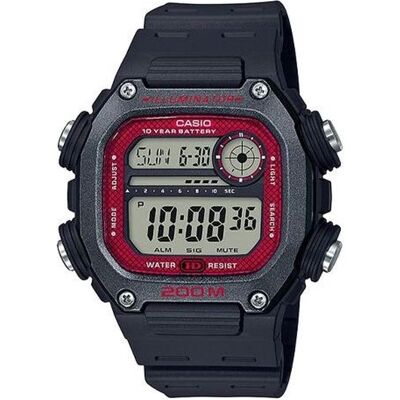 Casio Armbanduhr, HERRENUHR DW-291H-1BVCF (zd150b), Schwarz, (Digitaluhr, 48 mm) Casio Armbanduhr, HERRENUHR DW-291H-1BVCF (zd150b), Schwarz, (Digitaluhr, 48 mm)