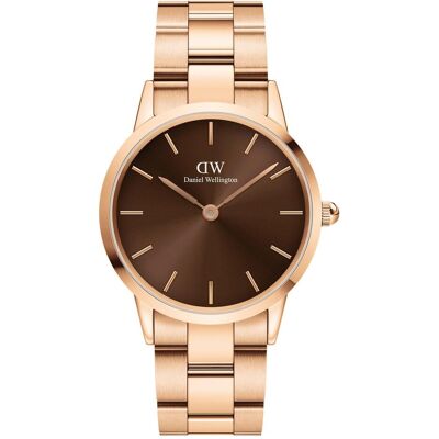 Daniel Wellington, Armbanduhr, Iconic Link Amber (36 mm), Rosa, (Analoguhr, 36 mm) Daniel Wellington, Armbanduhr, Iconic Link Amber (36 mm), Rosa, (Analoguhr, 36 mm)