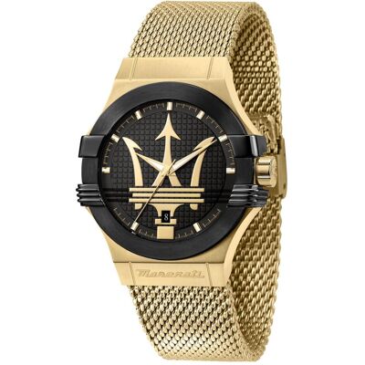 Maserati, Armbanduhr, Potenza, Gold, (Analoguhr, 40 mm) Maserati, Armbanduhr, Potenza, Gold, (Analoguhr, 40 mm)