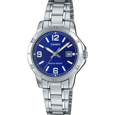 Casio Armbanduhr, Collection, Blau, Silber, (30 mm) Casio Armbanduhr, Collection, Blau, Silber, (30 mm)