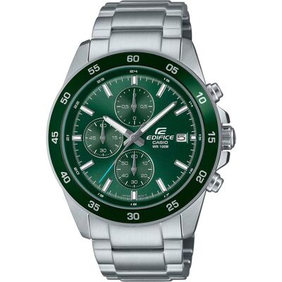Casio Armbanduhr, Edifice - EFR-526D-3AVUEF, Silber, Grün, (Chronograph, 48 mm) Casio Armbanduhr, Edifice - EFR-526D-3AVUEF, Silber, Grün, (Chronograph, 48 mm)