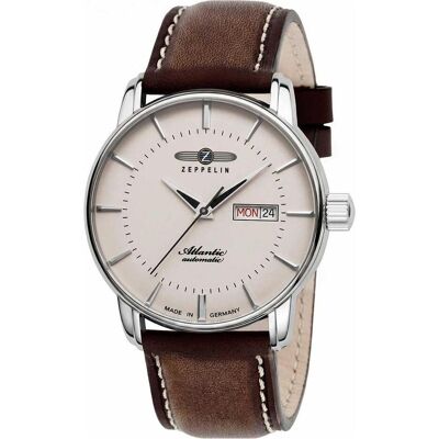 Zeppelin, Armbanduhr, Atlantic, Braun, (Analoguhr, 40 mm) Zeppelin, Armbanduhr, Atlantic, Braun, (Analoguhr, 40 mm)