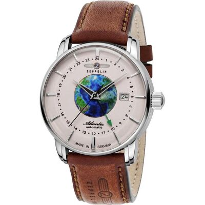 Zeppelin, Armbanduhr, Atlantic 84685 Uhr Automatik, Braun, (Chronograph, 42 mm) Zeppelin, Armbanduhr, Atlantic 84685 Uhr Automatik, Braun, (Chronograph, 42 mm)