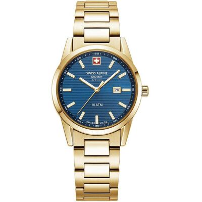 Swiss Alpine Military, Armbanduhr, 7767.1115 Argos, Gold, (Swiss Made, 34 mm) Swiss Alpine Military, Armbanduhr, 7767.1115 Argos, Gold, (Swiss Made, 34 mm)