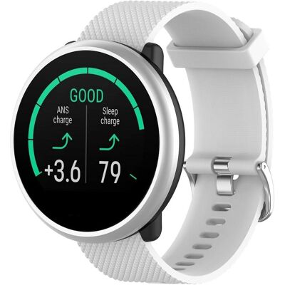 Wave silikoniranneke, äly- ja urheilukelloille, valkoinen (20 mm, Silicone), Uhrenarmband, Weiss Wave silikoniranneke, äly- ja urheilukelloille, valkoinen (20 mm, Silicone), Uhrenarmband, Weiss