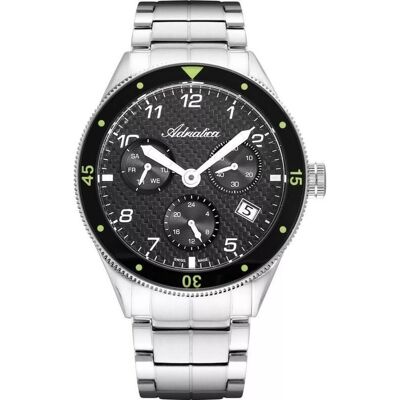 Adriatica, Armbanduhr, Zegarek Zegarek męski A8322.5126QF srebrny, Weiss, Grau, Silber, (Chronograph, Swiss Made, 43 mm) Adriatica, Armbanduhr, Zegarek Zegarek męski A8322.5126QF srebrny, Weiss, Grau, Silber, (Chronograph, Swiss Made, 43 mm)