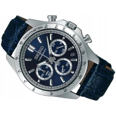 Seiko Armbanduhr, SBTR019, Blau, (Chronograph, 39.80 mm) Seiko Armbanduhr, SBTR019, Blau, (Chronograph, 39.80 mm)
