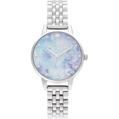 Olivia Burton, Armbanduhr, Damenuhr Under The Sea Deep Sea OB16US43, Silber, (Analoguhr, 34 mm) Olivia Burton, Armbanduhr, Damenuhr Under The Sea Deep Sea OB16US43, Silber, (Analoguhr, 34 mm)