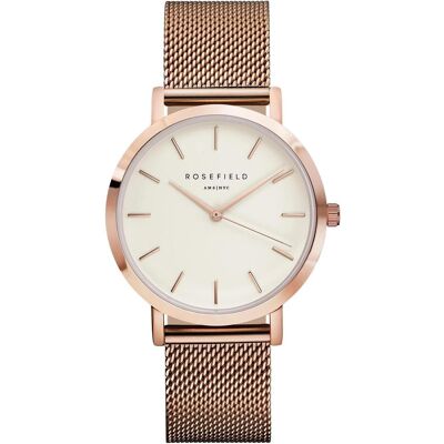 Rosefield, Armbanduhr, The Mercer (38 mm), Rosa, Gold, (Analoguhr, 38 mm) Rosefield, Armbanduhr, The Mercer (38 mm), Rosa, Gold, (Analoguhr, 38 mm)