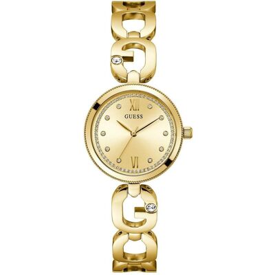 Guess Armbanduhr, Vermutlich Uhren befähigen GW0759L2, Gold, (Analoguhr, 30 mm) Guess Armbanduhr, Vermutlich Uhren befähigen GW0759L2, Gold, (Analoguhr, 30 mm)