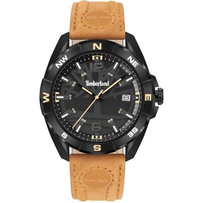 Timberland Armbanduhr, Millinocket, Schwarz, Braun, Grau, Beige, (Analoguhr, 45 mm) Timberland Armbanduhr, Millinocket, Schwarz, Braun, Grau, Beige, (Analoguhr, 45 mm)