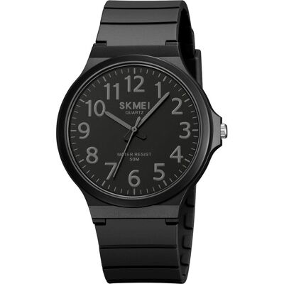 Skmei, Armbanduhr, 2108BKDKGY-AC Herrenuhr + BOX, Schwarz, (Analoguhr, 42 mm) Skmei, Armbanduhr, 2108BKDKGY-AC Herrenuhr + BOX, Schwarz, (Analoguhr, 42 mm)