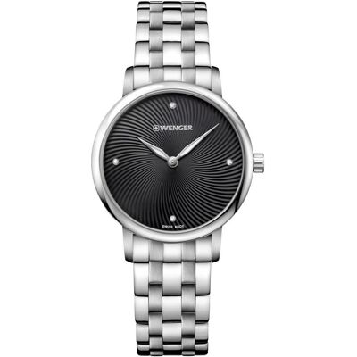 Wenger, Armbanduhr, Urban Donnissima, Silber, (Analoguhr, 35 mm) Wenger, Armbanduhr, Urban Donnissima, Silber, (Analoguhr, 35 mm)