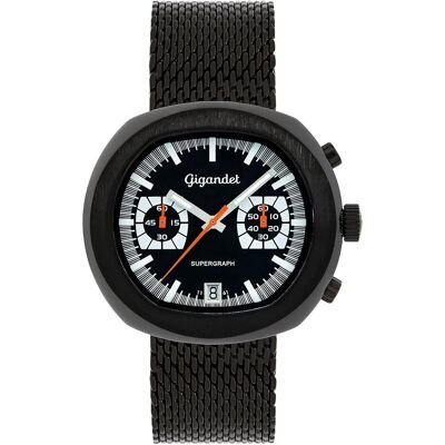 Gigandet, Armbanduhr, Sportiver Herrenchronograph mit japanischem Quarzwerk und Stoppsekunde, Schwarz, (Chronograph) Gigandet, Armbanduhr, Sportiver Herrenchronograph mit japanischem Quarzwerk und Stoppsekunde, Schwarz, (Chronograph)
