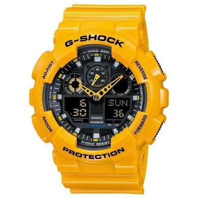 Casio Armbanduhr, GA-100A-9ADR, Blau, Mehrfarbig, (Analoguhr, Digitaluhr) Casio Armbanduhr, GA-100A-9ADR, Blau, Mehrfarbig, (Analoguhr, Digitaluhr)
