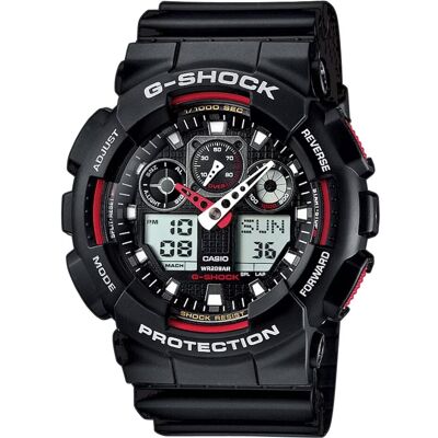 G-Shock, Armbanduhr, Ga-100, Schwarz, (Digitaluhr, 55 mm) G-Shock, Armbanduhr, Ga-100, Schwarz, (Digitaluhr, 55 mm)