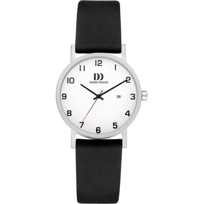 Danish Design, Armbanduhr, Dänisches Design Rhein NMBRS Silber Datum klein IV82Q199, Silber, (Analoguhr, 30 mm) Danish Design, Armbanduhr, Dänisches Design Rhein NMBRS Silber Datum klein IV82Q199, Silber, (Analoguhr, 30 mm)