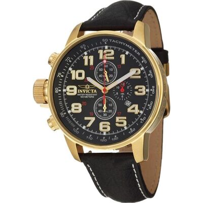Invicta, Armbanduhr, - I-Force Quartz Chronograph 3330, Gold, (Chronograph, 46 mm) Invicta, Armbanduhr, - I-Force Quartz Chronograph 3330, Gold, (Chronograph, 46 mm)