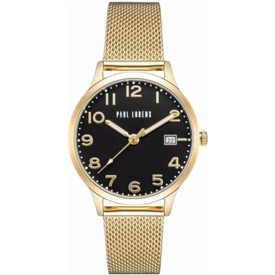 Paul Lorens, Armbanduhr, Zegarek Zegarek damski STELLA-PL20000B-1D1, Gold, Schwarz, (Analoguhr, 34 mm) Paul Lorens, Armbanduhr, Zegarek Zegarek damski STELLA-PL20000B-1D1, Gold, Schwarz, (Analoguhr, 34 mm)