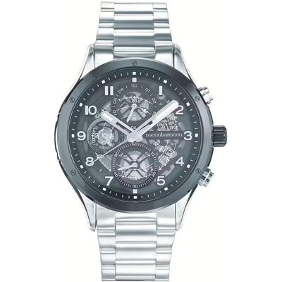 Roccobarocco, Armbanduhr, RB.5327M-02M Herrenuhr Chronograph, Silber, (Chronograph, 45.50 mm) Roccobarocco, Armbanduhr, RB.5327M-02M Herrenuhr Chronograph, Silber, (Chronograph, 45.50 mm)