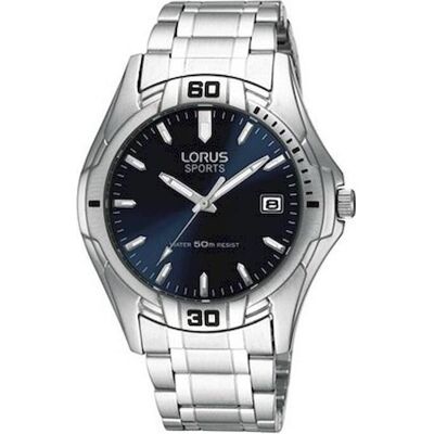 Lorus, Armbanduhr, RXH93EX9, Blau, Silber, (Analoguhr, 40 mm) Lorus, Armbanduhr, RXH93EX9, Blau, Silber, (Analoguhr, 40 mm)
