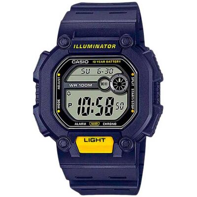 Casio Armbanduhr, Digital Youth, Blau, (Digitaluhr, 47 mm) Casio Armbanduhr, Digital Youth, Blau, (Digitaluhr, 47 mm)
